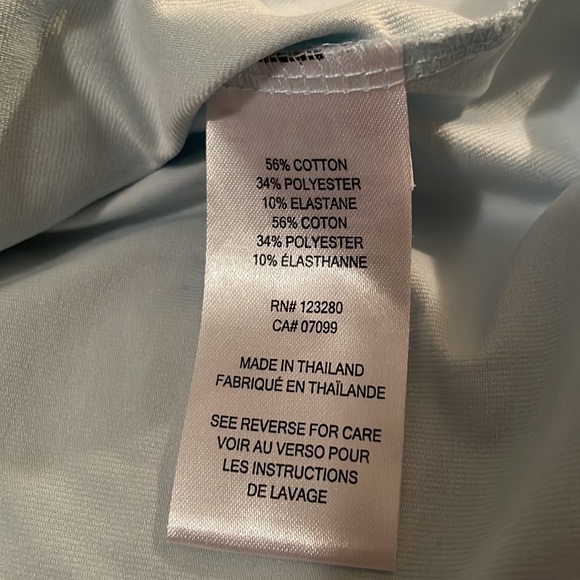 Travis Mathew Striped Performance quarter-zip jacket size Large Light Blue - Picture 8 of 10